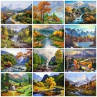EverShine Алмазная живопись природа вышивка крестом алмазная вышивка  Озеро картины из страз мозаика искусство комплекты пейзажи декор для дома