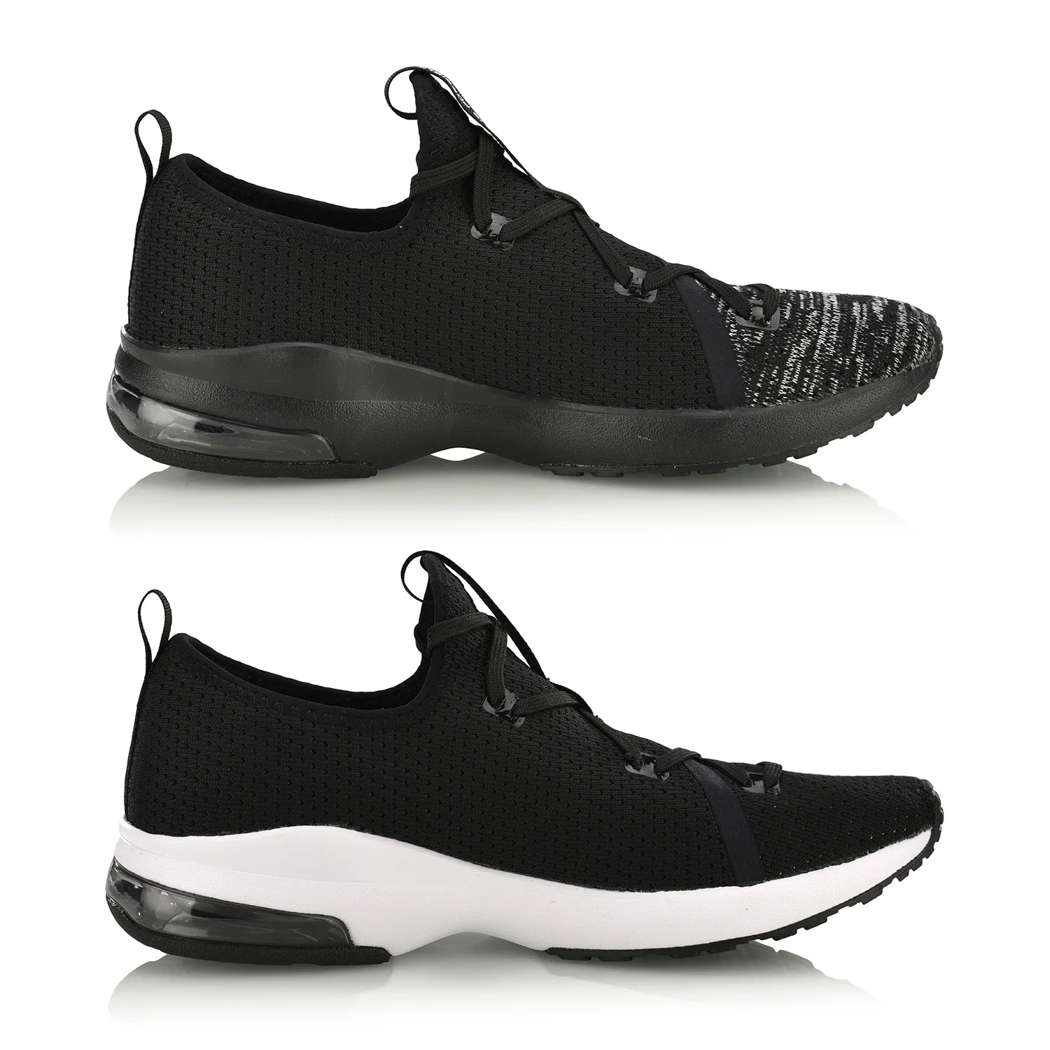 Мужская Трикотажная обувь Li-Ning удобные спортивные кроссовки с подкладкой из