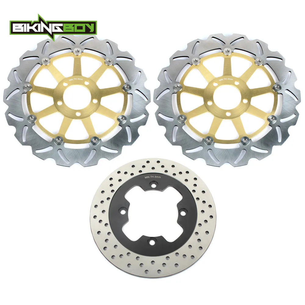 Передние и задние тормозные диски BIKINGBOY роторы для Kawasaki ZZR ZZ-R 1100 D 93 94 95 96 97 98 99 00 01 ZX11