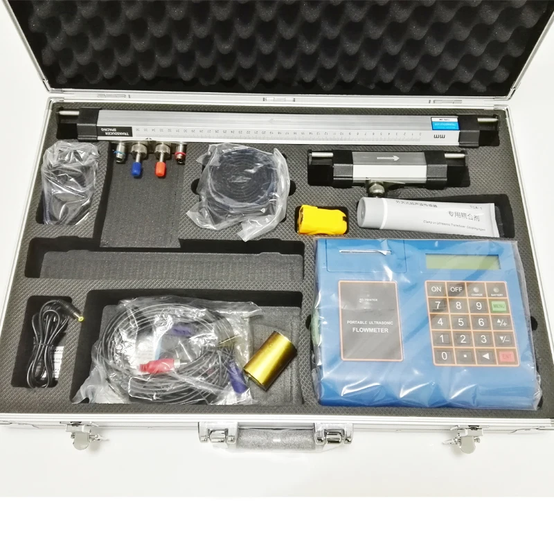 

Portable bracket mounting ultrasonic flowmeter DN50mm-DN700mm HM Transducer EB-1 Expand bracket digital flow meter TUF-2000P