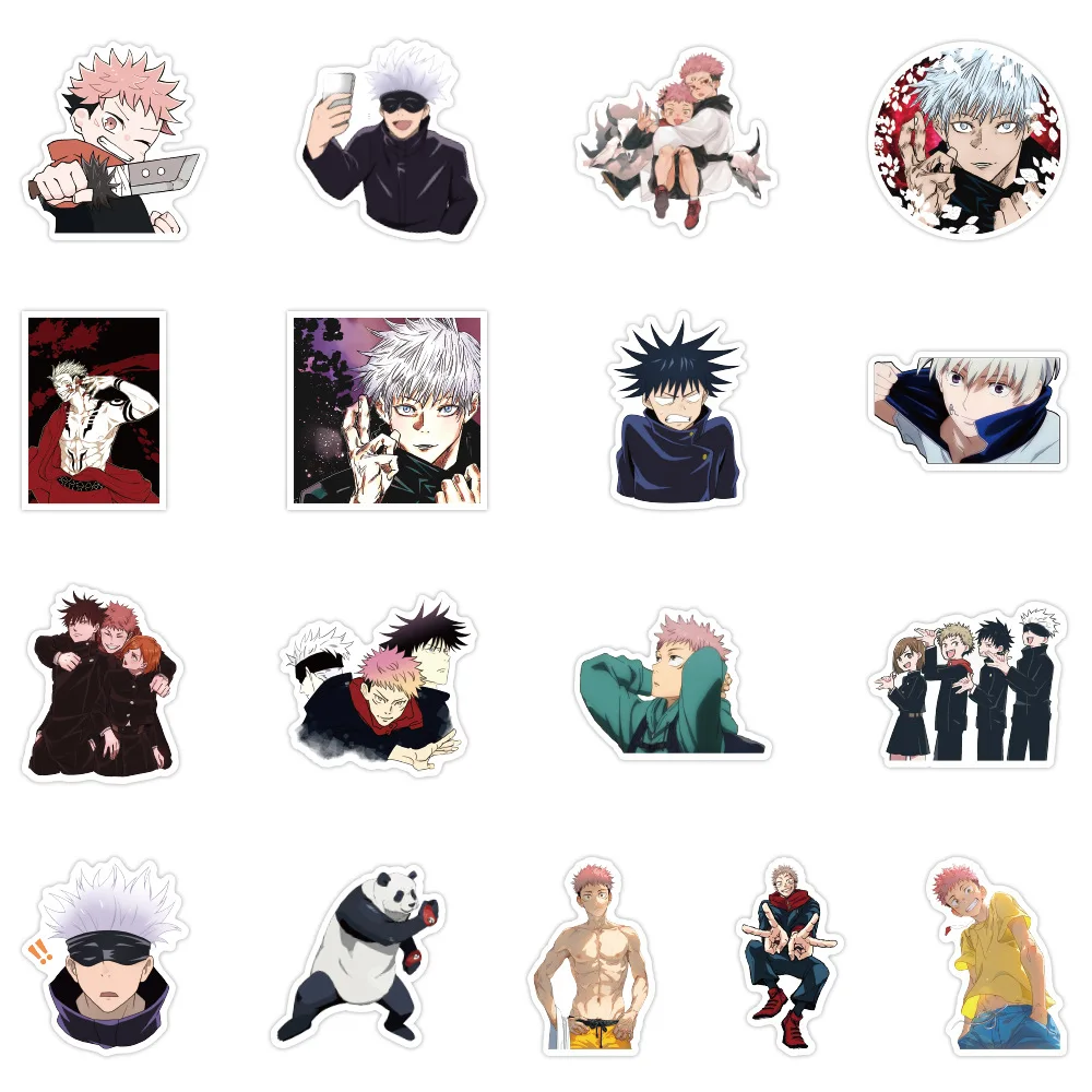 Manga stickers telegram. Jujutsu Kaisen Стикеры. Годжо Сатору наклейки.