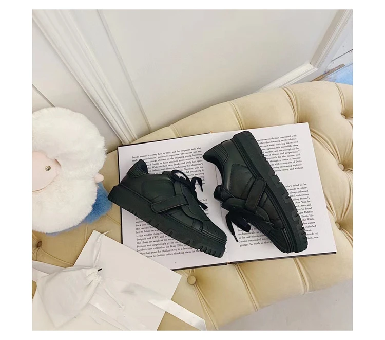 

Spring Autunm New Fashion Genuine Leather Sneakers Women Casual Comfortable Lace Up Plat Shoes Designer Zapatillas De Deporte