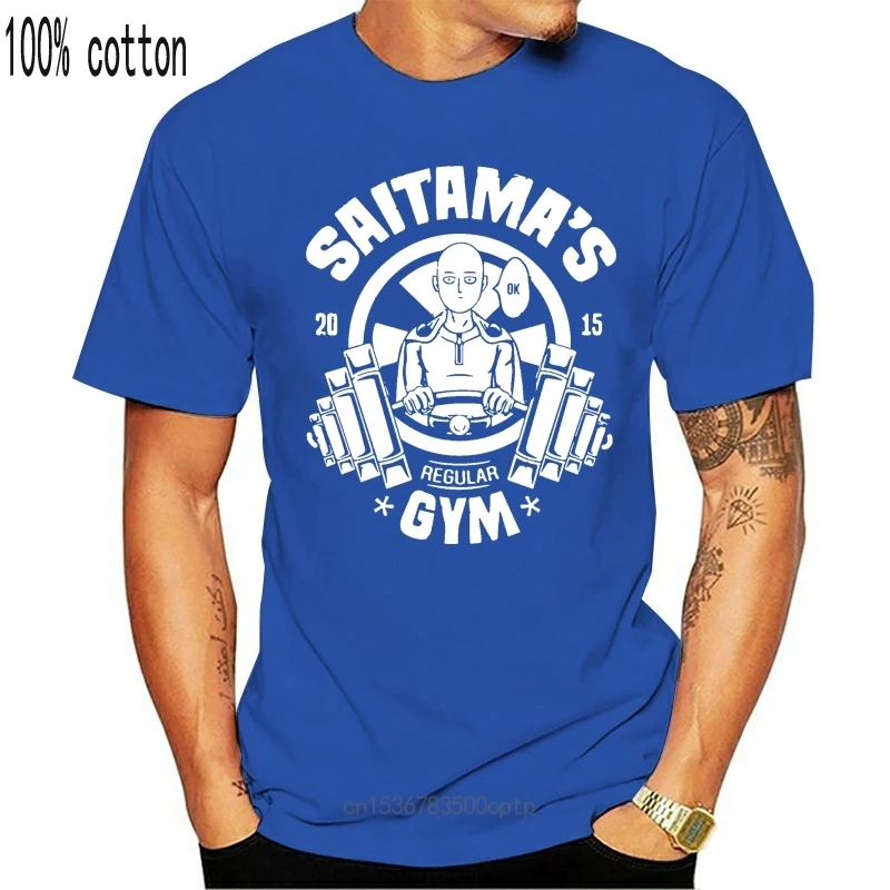 

Новая Спортивная футболка Saitama'S, забавная Мужская футболка с принтом One Punch Man Genos, Аниме Манга, Мужская футболка в стиле хип-хоп