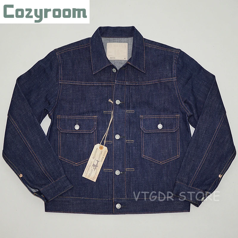 

Cozyroom Repro Vintage 507XX Type 2 Denim Trucker Jean Jacket Selvage Men's Coat