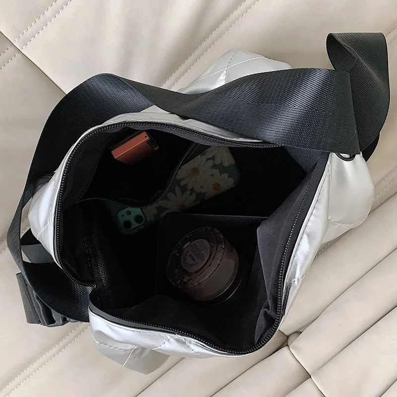 

Diamond Lattice Women's Shoulder Bag Large Capacity Composite Women Handbags Female Soft Pu Leather Crossbody Bags for Women New