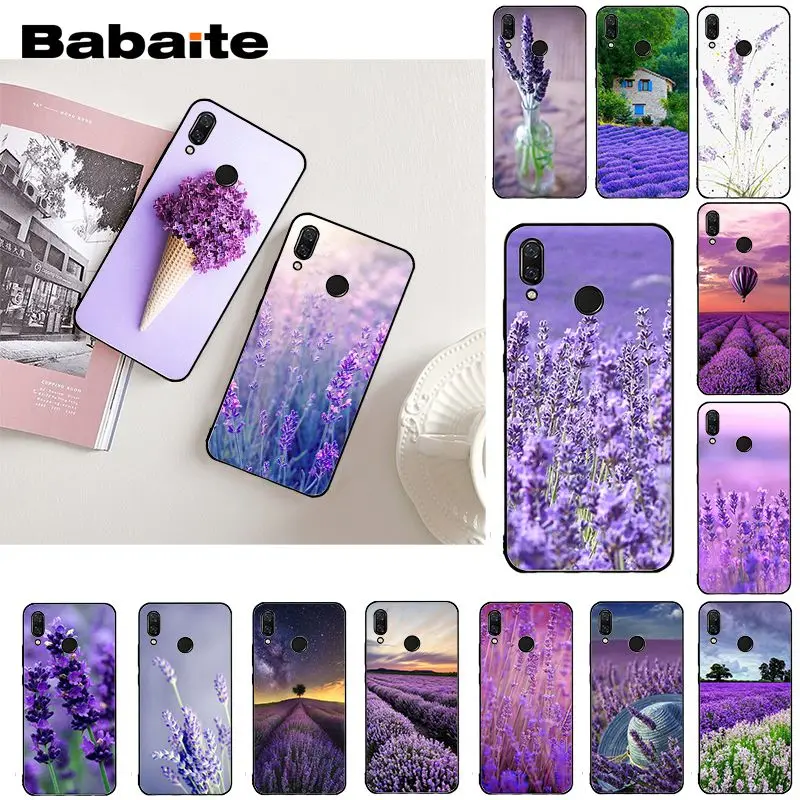 

Babaite Simple lavender Purple flowers Phone Case for Xiaomi Redmi Note8 Pro Note7 8T 4X 6A 9 8 5A 7A 5Plus Note5 5A