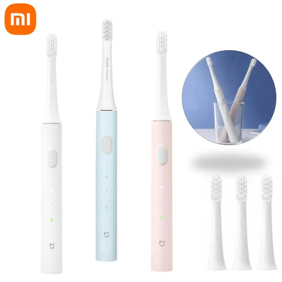 

NEW2022 Xiaomi Mijia T100 Sonic Electric Toothbrush Mi Smart Tooth Brush Colorful USB Rechargeable IPX7 Waterproof For