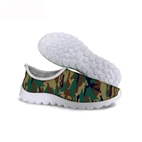 summer nurse doctor print women sneakers slip on light mesh camouflage shoes metal element zapatos sport training
