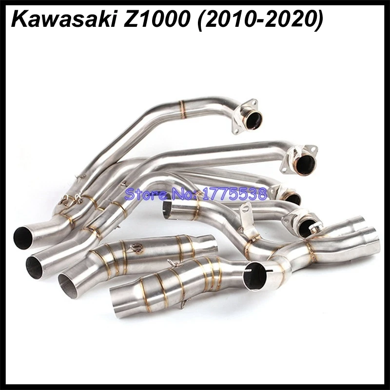 Motorcycle Exhaust Muffler Collector Manifold for Z1000 2010-2020 Motorbike System Titanium Alloy Header Tube | Автомобили и