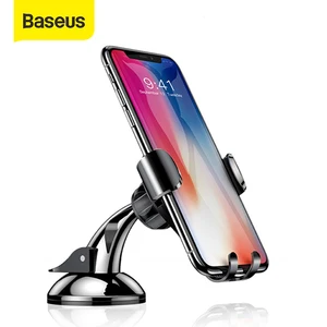 baseus gravity car phone holder support sucker strong suction cup for xiaomi samsung mobilephon car mount auto phone stand free global shipping