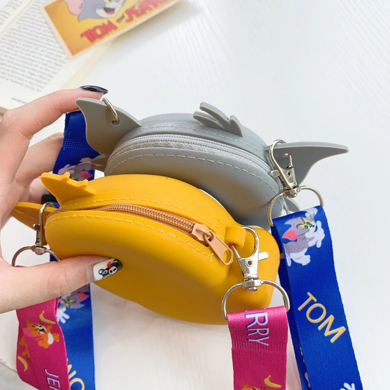 Креативный Мультфильм Аниме Кошелек для монет мягкий силикагель женские сумки