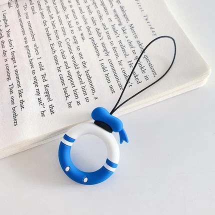 

Cute Phone Lanyard For Keys Phones Strap For IPhone Airpods Case Keycord Finger Rings Cartoon Mobile Phone Accessories