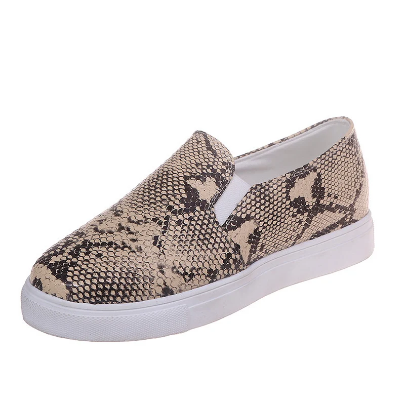 

Women Autumn Shoes Crysta Flat Loafers Zipper Embossed Leather Ladiesl Slip On Glitter Platform Fashion Female Moccasins