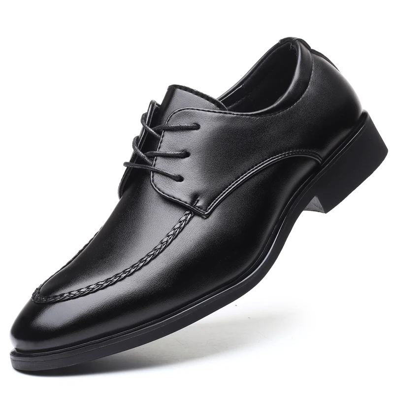 

Men Dress Shoes 2020 Spring Men Office Footwear Brand Business Man Formal Shoes