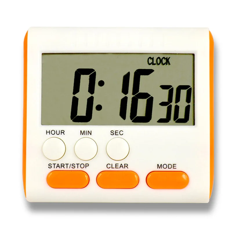 Kitchen Clock English 24-hour Electronic Timer Digital Reminder Alarm Clocks Cooking Countdown LCD Multifunction Home | Дом и сад