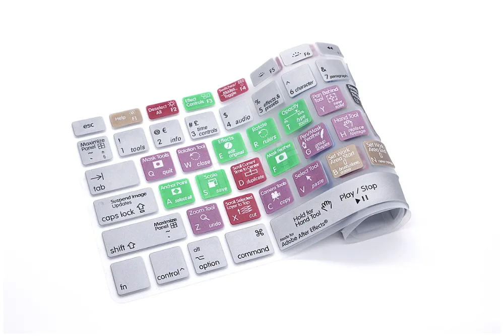 Многофункциональные ярлыки HRH после эффектов силиконовый чехол для клавиатуры