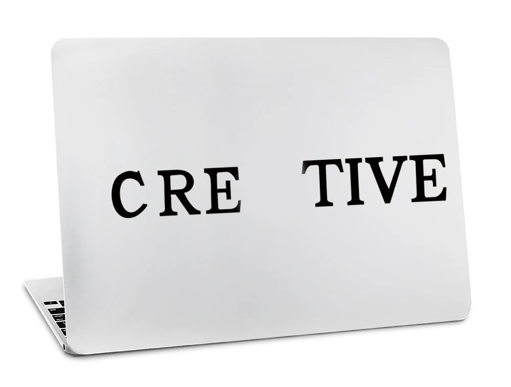 Любовный текст силуэт наклейка с символом для Macbook Skin Air 11 13 Pro 13 15 17 retina для ноутбука Apple клавиатура виниловая белая наклейка