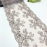 3ylot width 8 34 inch pale pink elastic stretch lace for lingerie sewing craft diy apparel fabric garment accessory bjd bikini