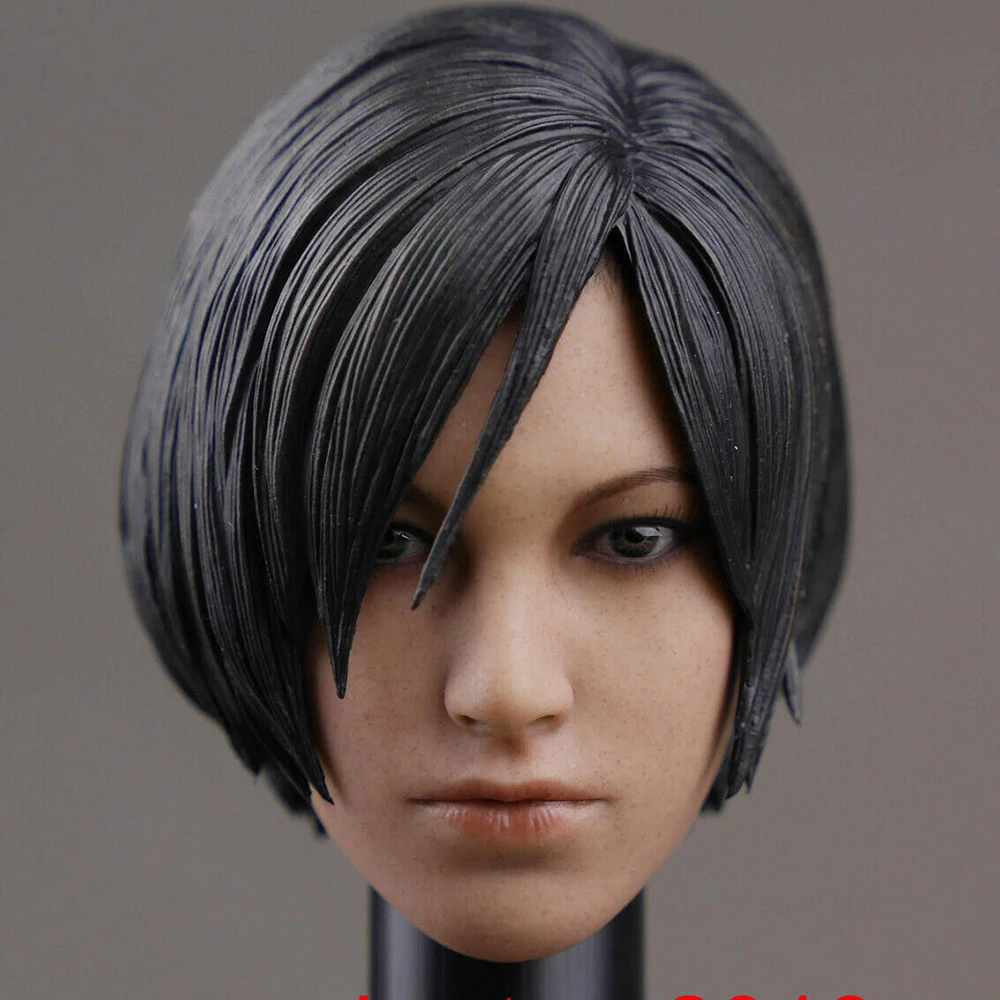Скульптурная модель головы девушки Ada Wong подходит для 12-дюймовой женской фигуры PH
