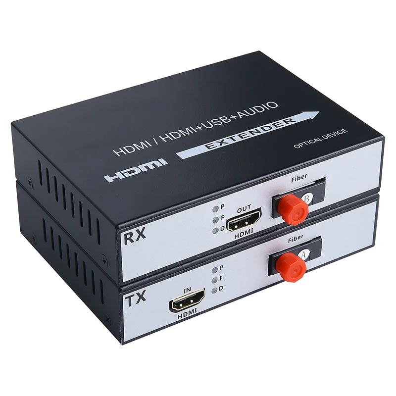 FC UPC Connector 1 пара 1 канала HDMI к конвертеру волокна 1080P HDMI волоконно-оптический видео расширитель видео конвертер HDMI видео волоконно-оптический приемопередатчик - Цвет: FC UPC Connector