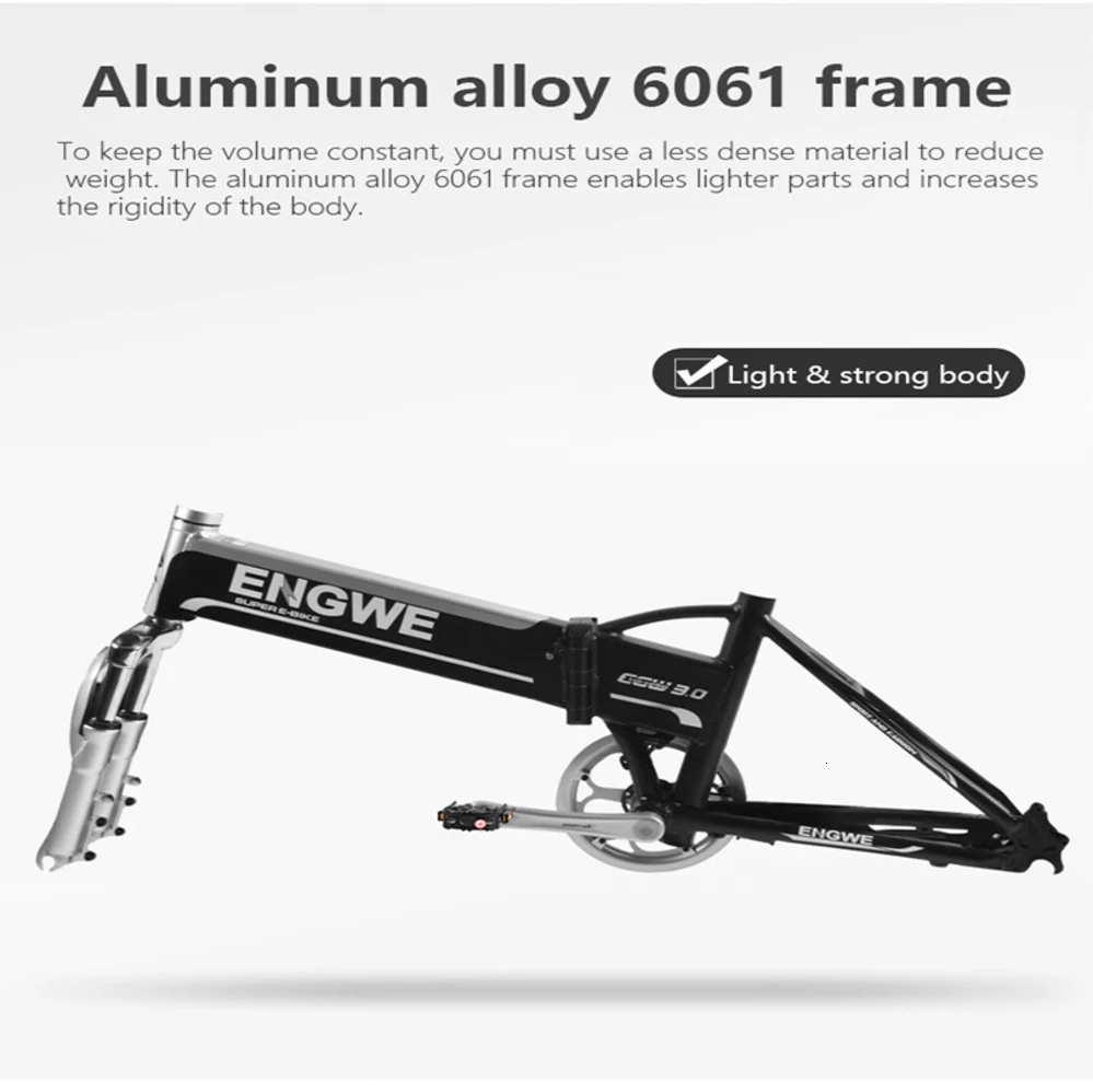 MYATU 20 inch electric bicycle folding bike aluminum alloy lithium battery scooter Adult driving |