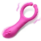 Мужской пенис петух, кольцо для мастурбации, фаллоимитатор для взрослых, массажный силиконовый Стимулятор точки G, вибратор с зажимом, игрушки для секса для мужчин