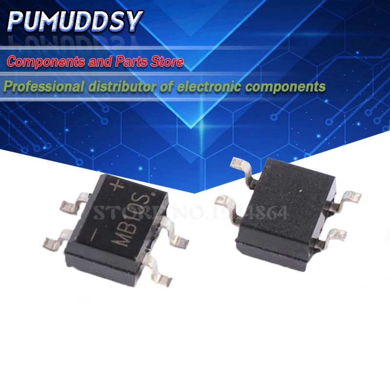 50 шт., выпрямительный мост MB2S MB6F MB6S MB10F MB10S MB10 SMD