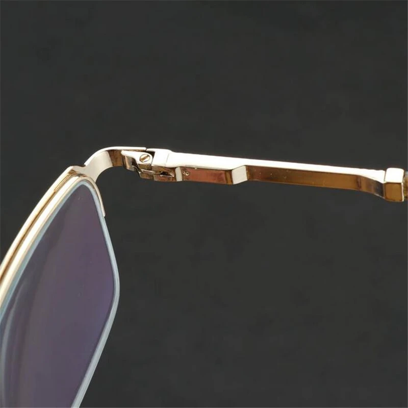 

Sun Photochromic Gray Half Frame Square Nearsighted Glasses Retro Steampunk Resin Shortsighted Spectacles 0 -0.5 -0.75 To -6.0