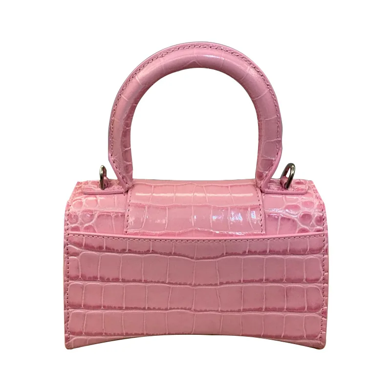 

Women handbag genuine leather fashion square luxury shoulder bag crocodile pattern retro messenger ladies bag
