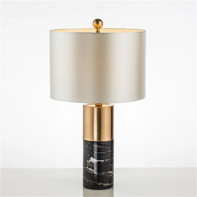 AOSONG Modern Table Lamp Marble Bedside LED Desk Light Luxury Creative Decorative for Home Bedroom Living Room Office Hotel | Лампы и