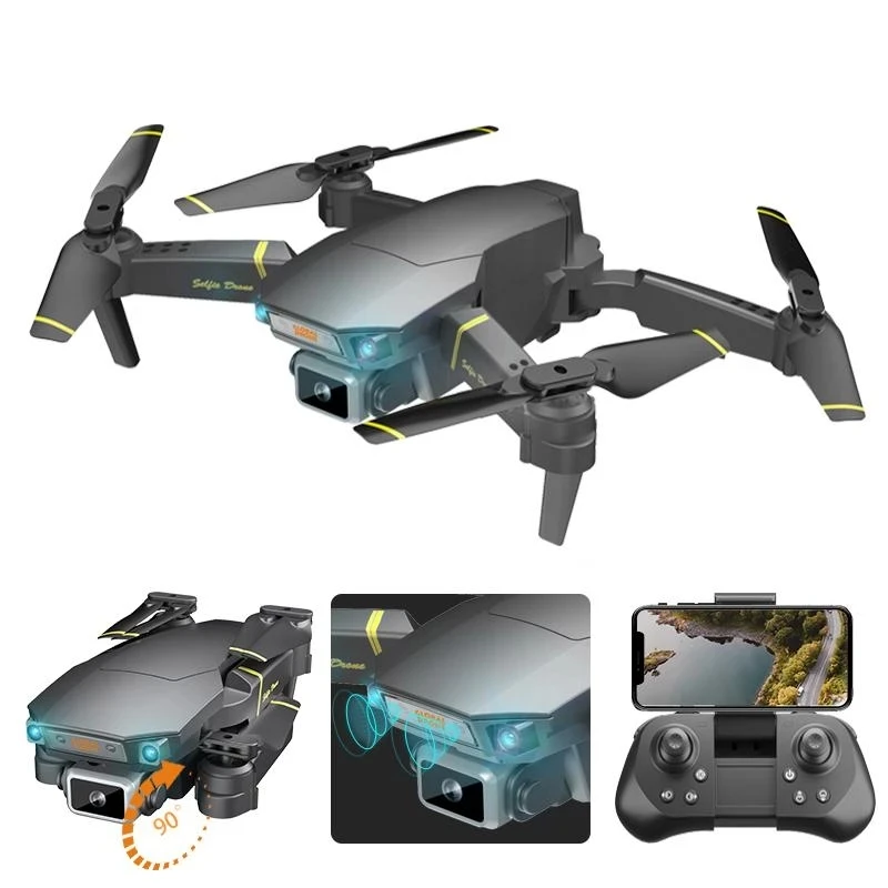 

4K Mini Drone With HD Camera Fpv Fixed-Height Folding Unmanned Aerial Vehicle Quadcopte Remote Control Security Dorone Camera