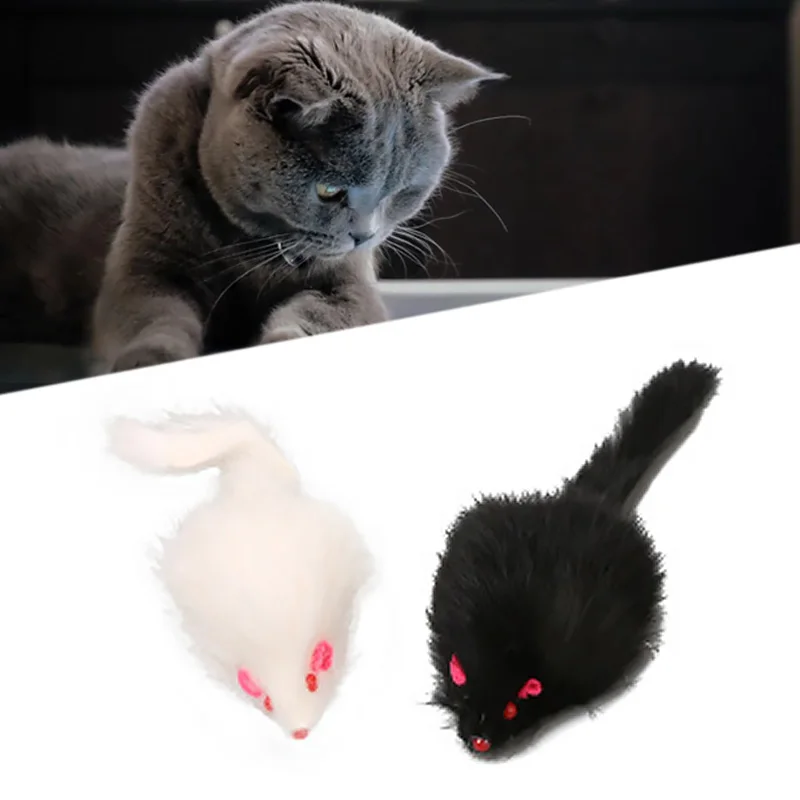 Симпатичные игрушки для домашних животных мышь кошка с длинным хвостом Мягкий