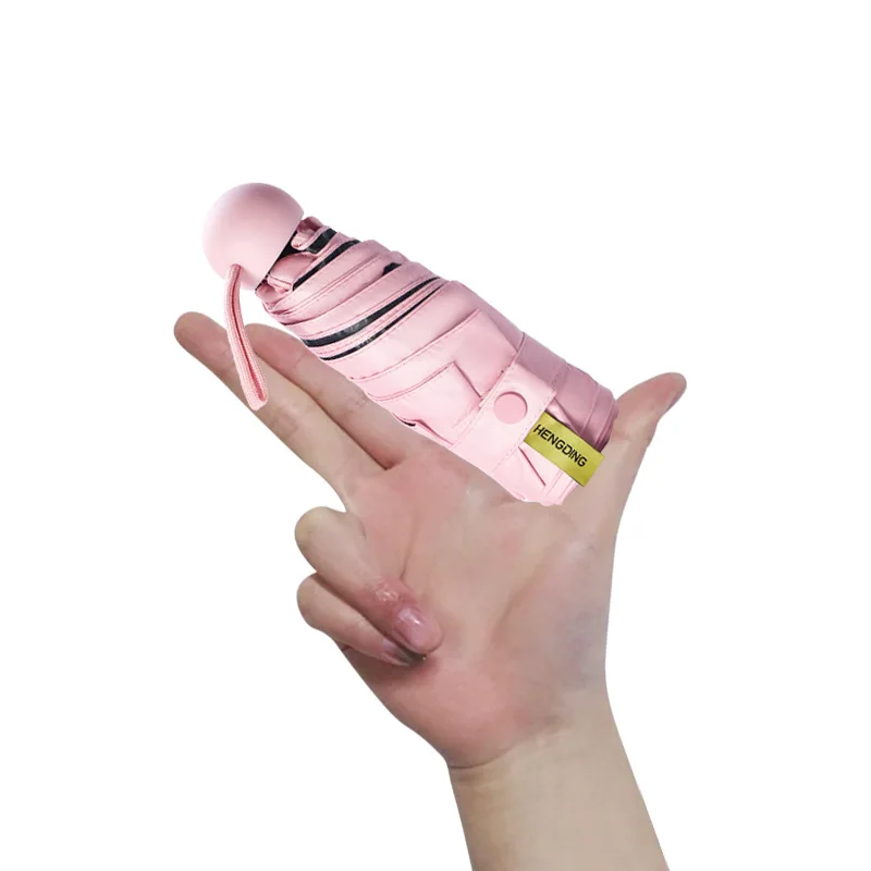 

Light Sun Umbrella Female Anti-UV Sunshade Umbrella Pocket Sunscreen Umbrella Portable Mini 18cm Umbrella Paraguas Adults