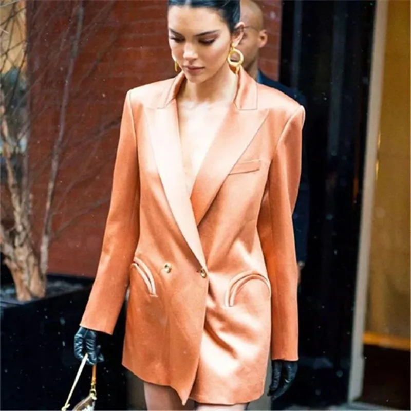 Женские блейзеры и блузки уличный свитшот блоггеры в том же стиле весенний