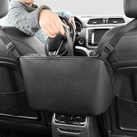 car seat middle net storage bag black auto between gaps handbag foods organizers backseat install box interior accessories
