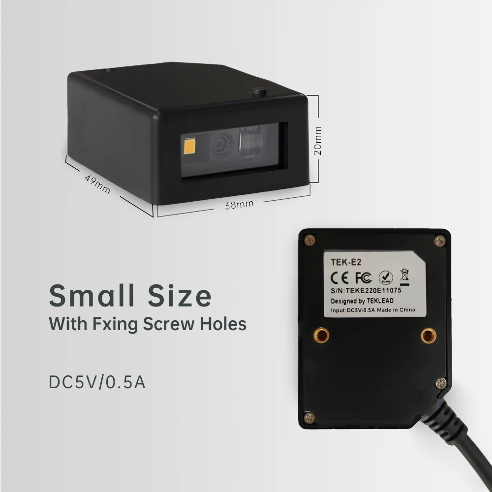 CCD barcode scanner High quality sensor from Japan Mini embedded for small & long USB&ampRS232 ports | Компьютеры и офис