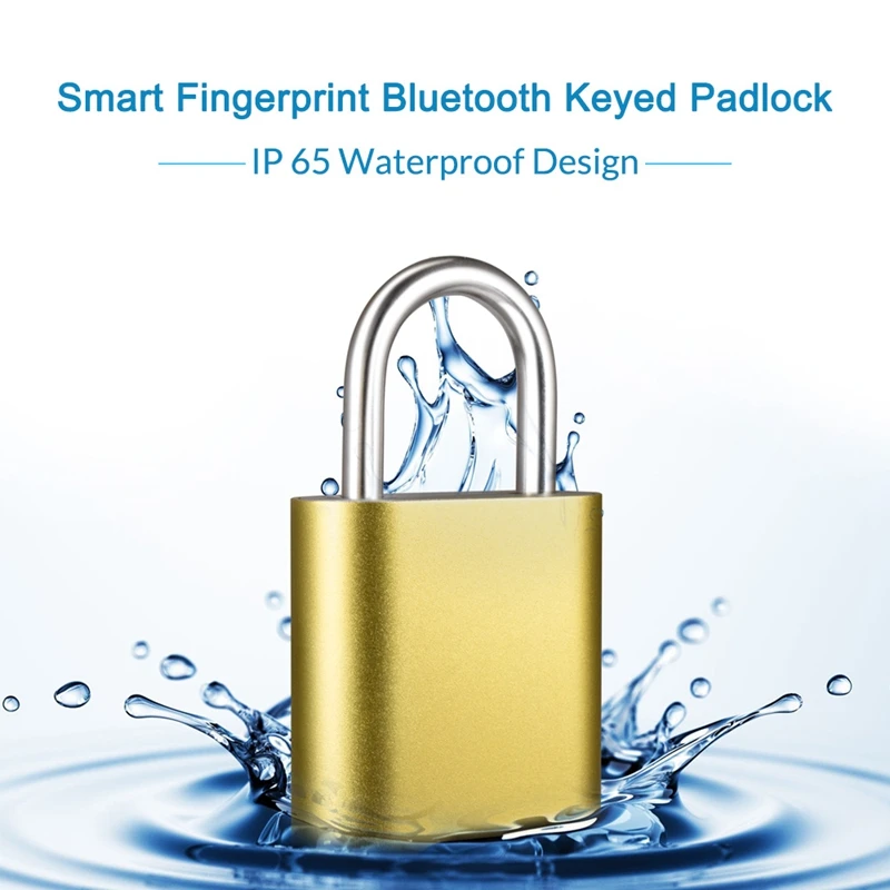 Смарт отпечаток пальца Bluetooth перезаряжаемый замок без ключа разблокировка
