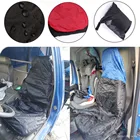 Универсальные чехлы для передних сидений автомобиля, водонепроницаемые, пыленепроницаемые, Нескользящие, 2 шт.