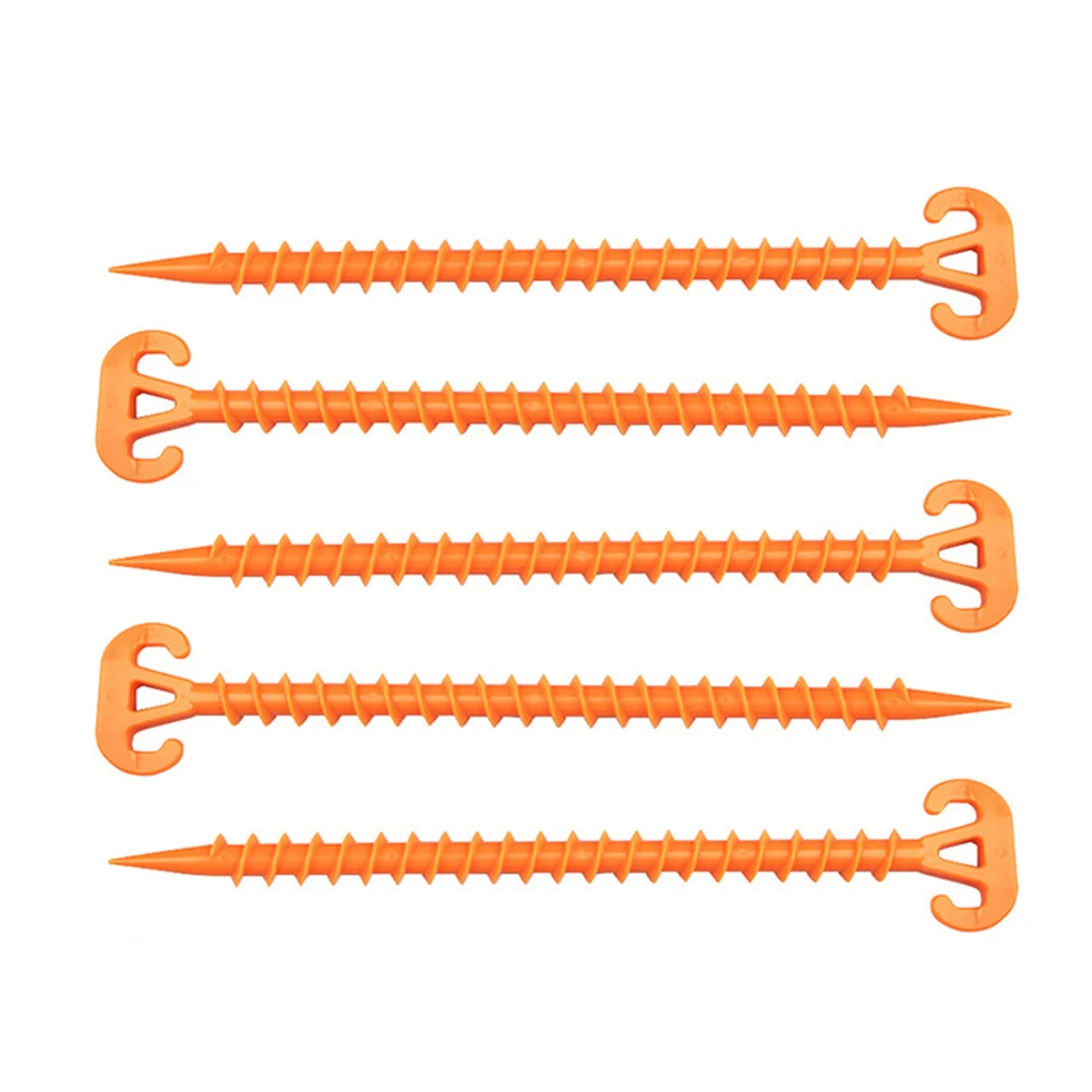 

5 шт. уличные гвозди для палатки 28 см колышки для палатки фиксирующие заземляющие винты колышки для кемпинга туризма напольные гвозди аксес...
