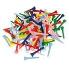 100 штук 42 мм Цветной деревянный тройник для гольфа дерева аксессуары