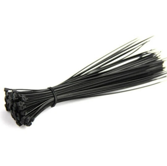 100Pcs 2.5x200mm Self locking Network Wire Multi-color Nylon Cable Ties Plastic Zip Tie wire binding wrap straps UL Certified |
