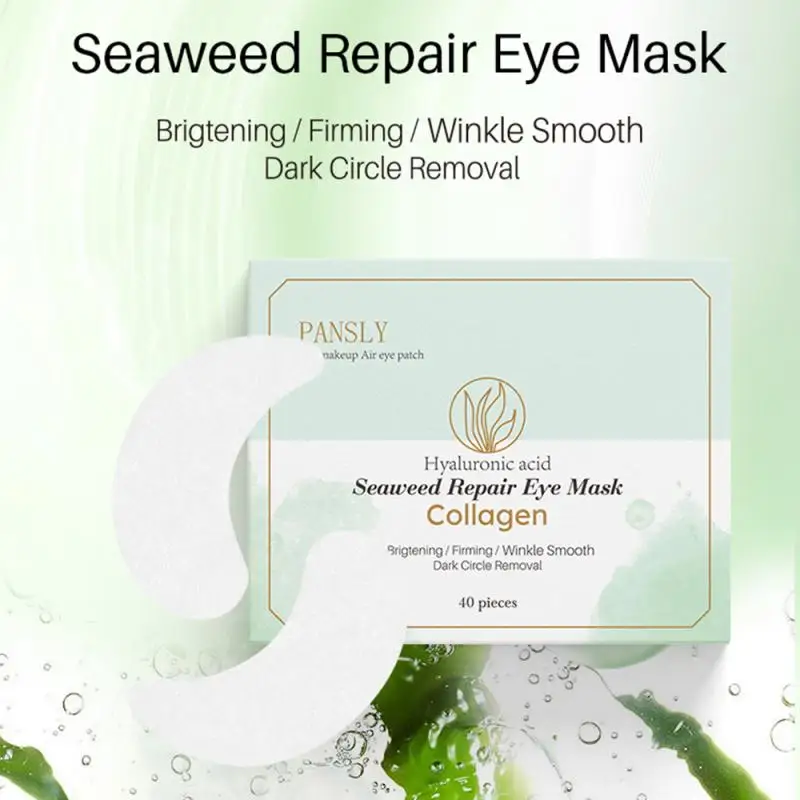 Для выведения токсинов 40 шт водоросли для глаз маска коллагена натуральные