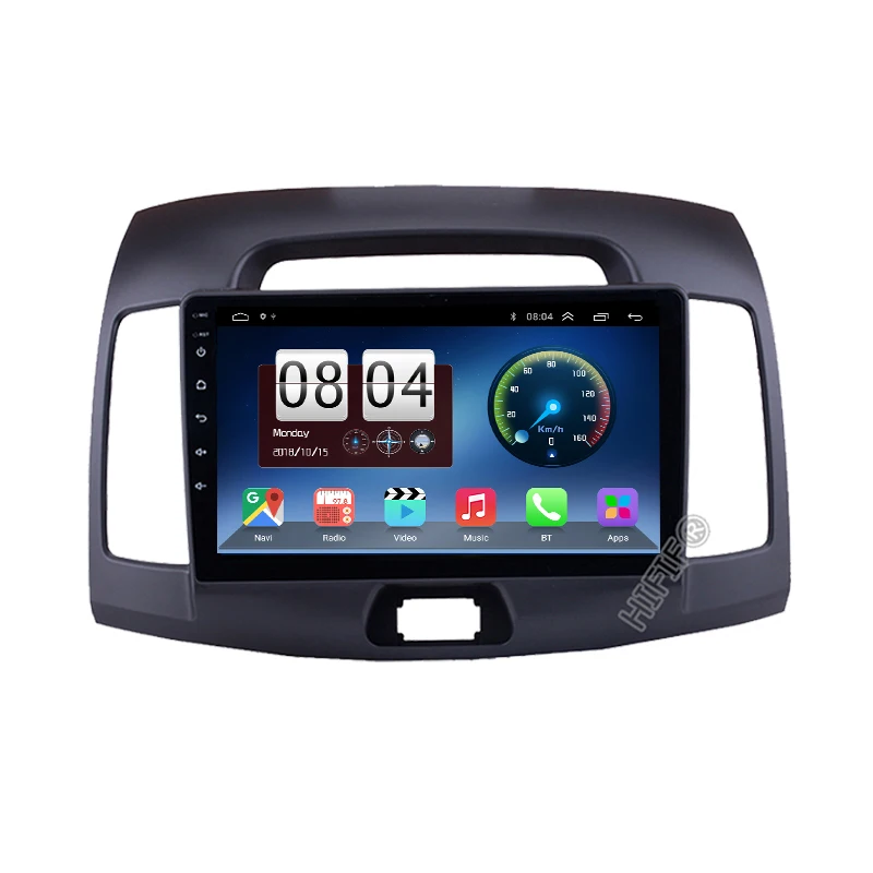 Автомобильный мультимедийный плеер Android 10 2 Din GPS Авторадио для Hyundai Elantra 2007 2008 2009 2010