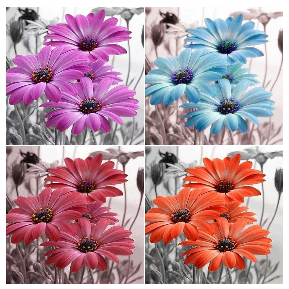 

5D DIY Diamond Painting Full Square/Round Drill Flower Embroidery Mosaic Picture of Rhinestones Home Decor Handmade Hobby Gift