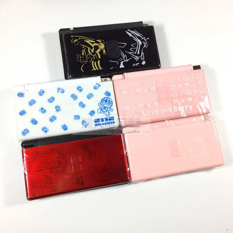 Новый чехол с золотым корпусом для DS Lite полной крышкой кнопкой и винтами|Запасные