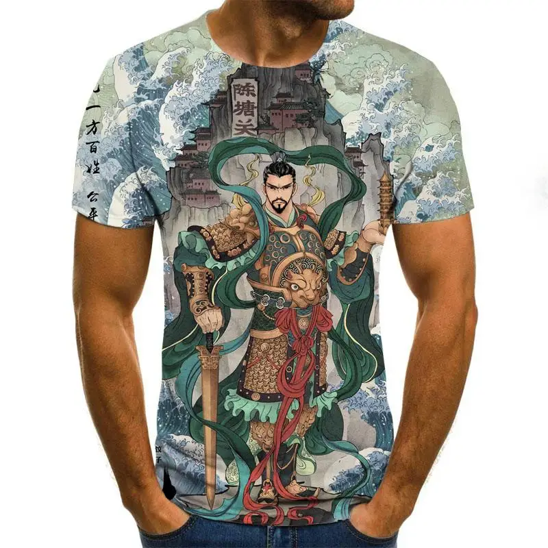 

2020 new men and women personality anime 3D printed T-shirt cool fashion comfortable short-sleeved creative shirt