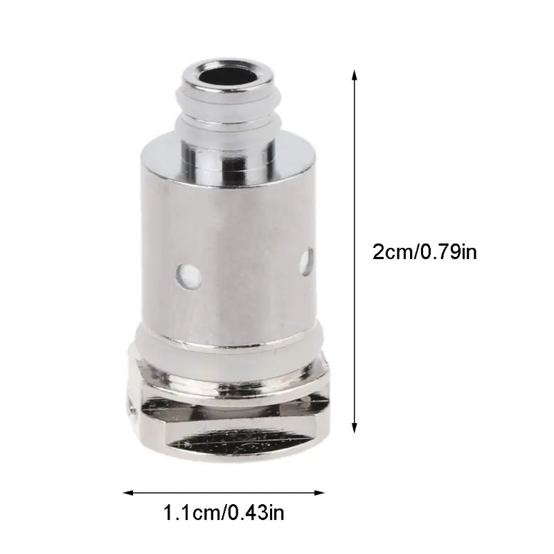 

5Pcs/pack 1.4/0.8/0.6 Replacement Coils Metal Coil Head for Nord Regular/Mesh MTL/Mesh Tank Atomizer Accessories