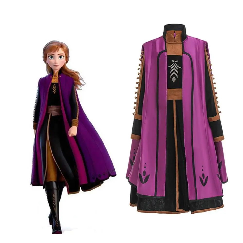 Бесплатная доставка новая одежда для косплея юбка принцессы Анны Детский костюм