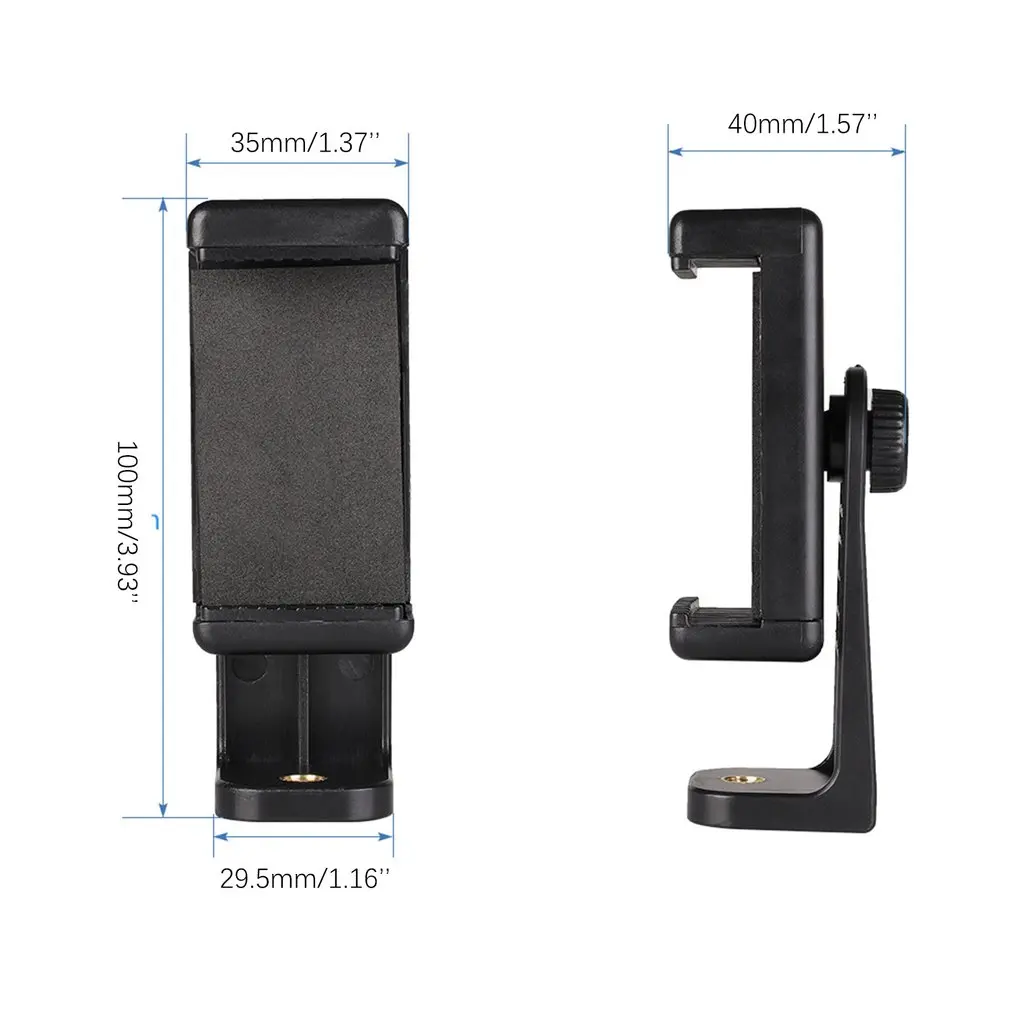 Tripod Mount Adapter Cell Phone Clipper Holder Vertical 360 Stand for Camera Lazy | Электроника