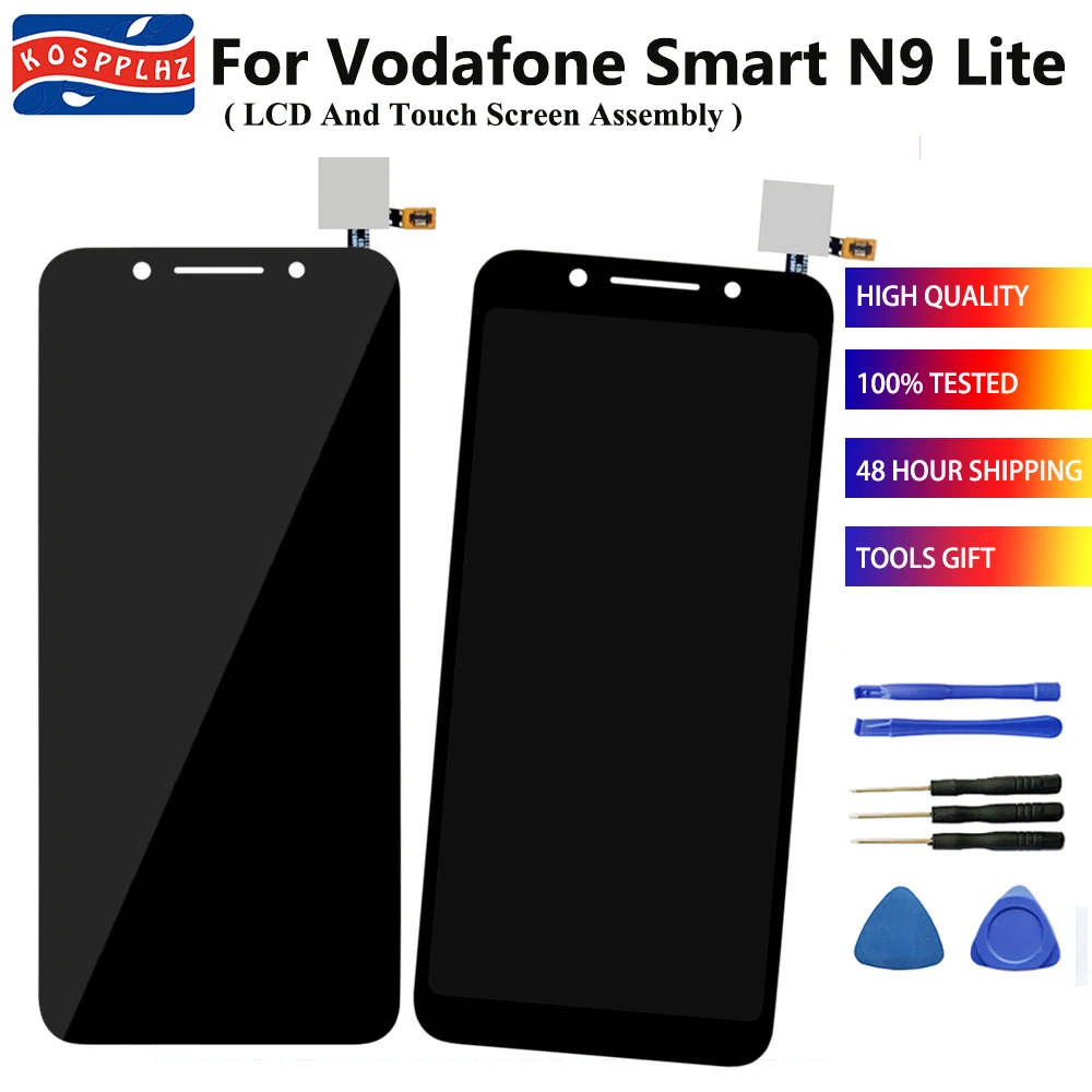 100% протестирован для Vodafone Smart N9 Lite LTE VFD620 VFD 620 ЖК дисплей + сенсорный экран Датчик